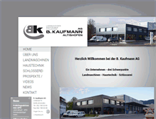 Tablet Screenshot of bkaufmann.ch